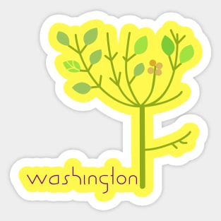 Washington Tree Sticker